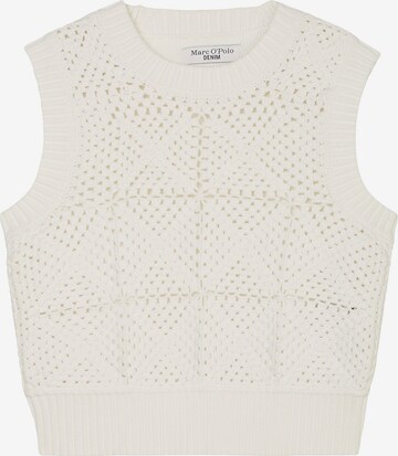 Pull-over Marc O'Polo DENIM en blanc : devant