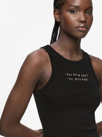 KARL LAGERFELD JEANS Top ' KLJ X Pietro Terzini Tanktop ' – černá