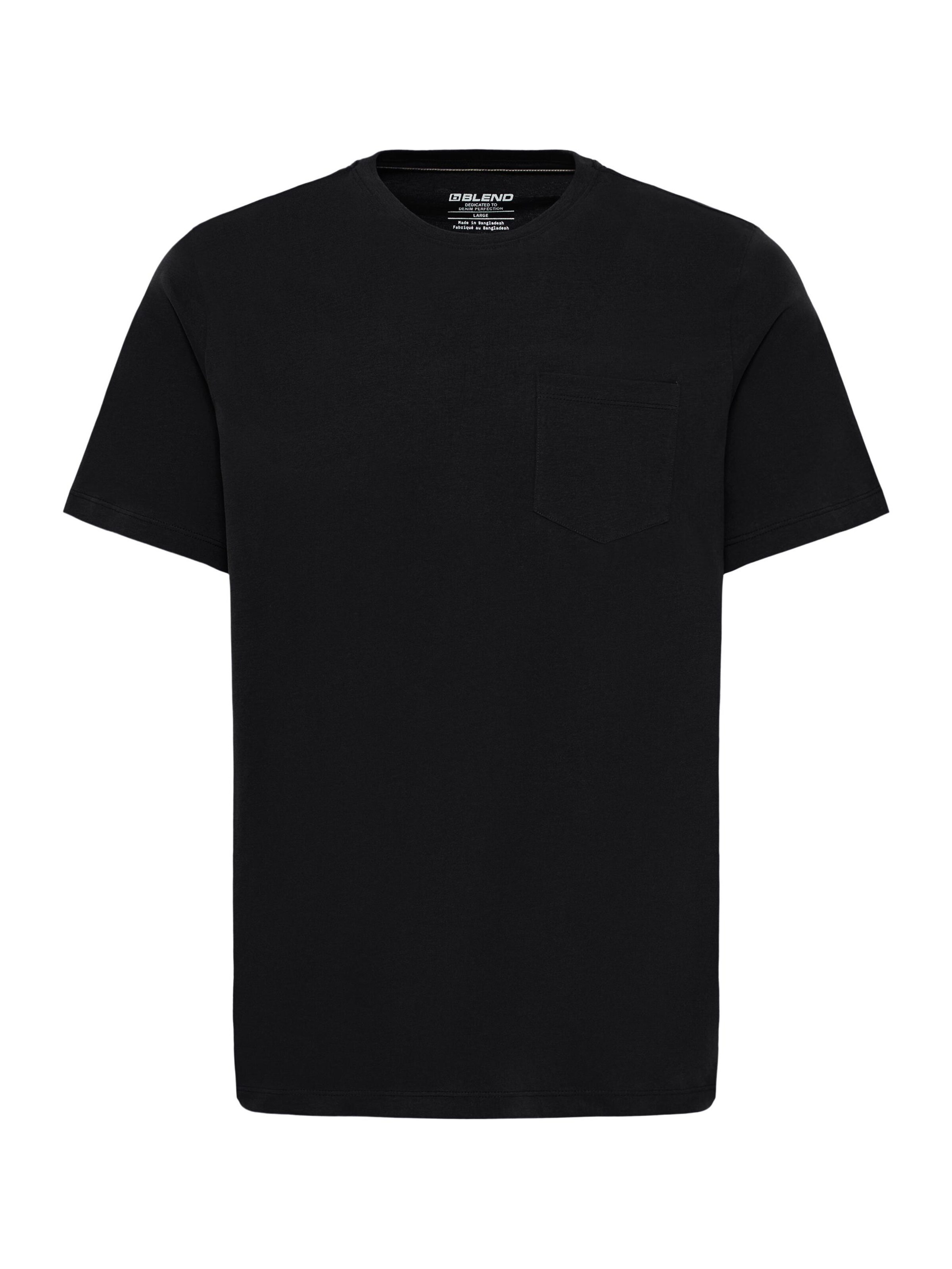 BLEND Rundhalsshirt ' BHBenni ' in Schwarz: Vorderseite