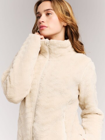 PROTEST Fleece jas 'PRTFinta' in Wit