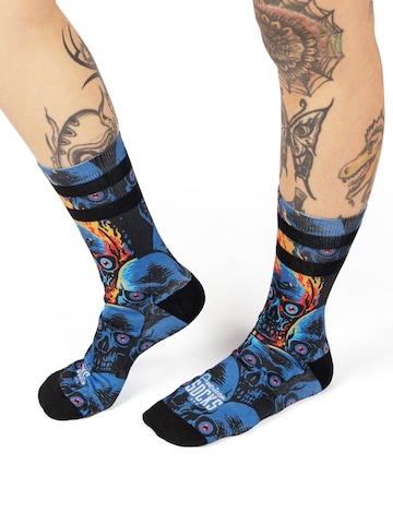 Calzino 'Knucklehead' di American Socks in blu