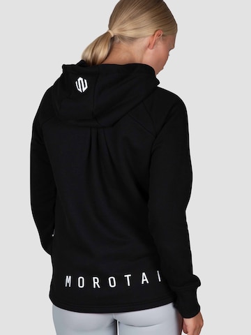MOROTAI Sports sweat jacket 'Naka' in Black