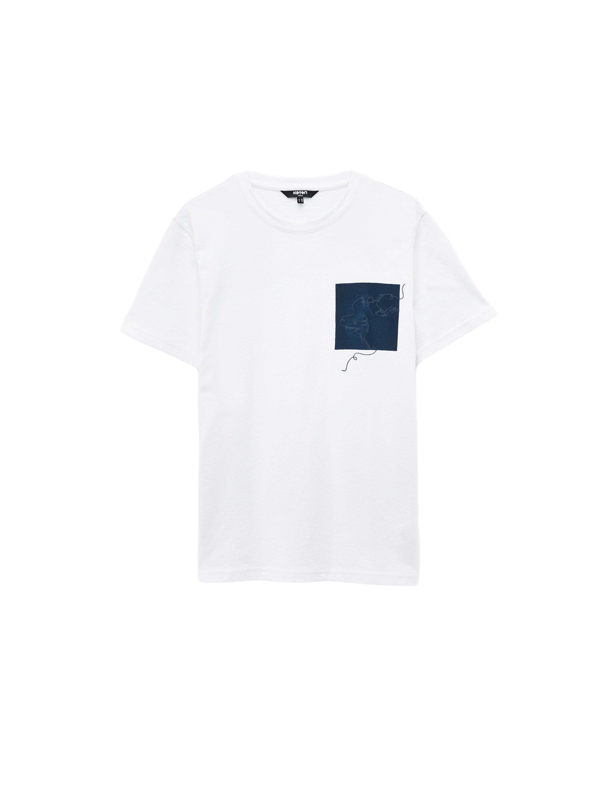 Koton Shirt in Wit: voorkant