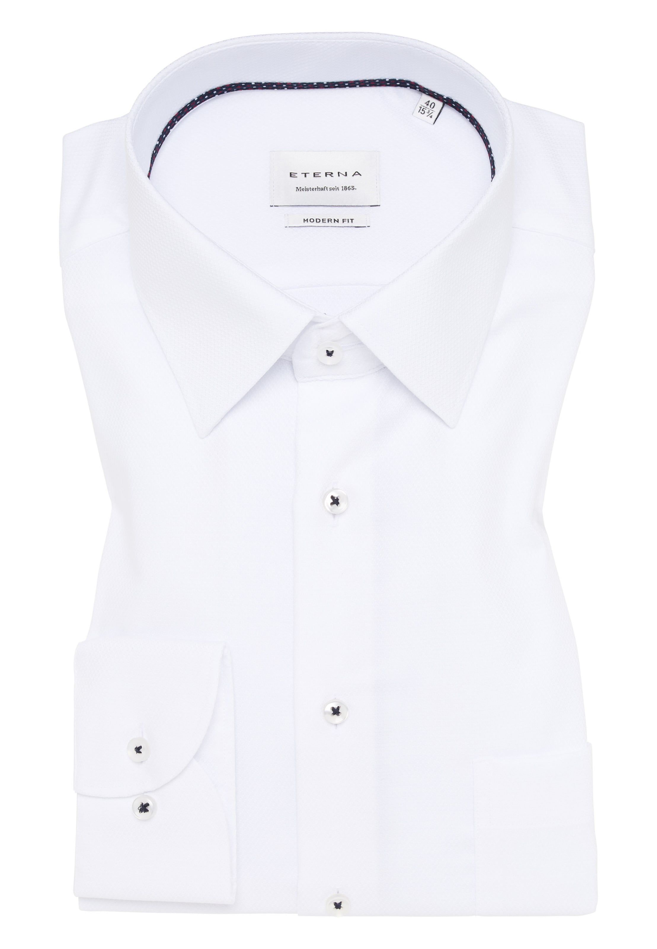 ETERNA Regular fit Zakelijk overhemd in Wit