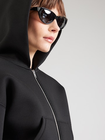 WEEKDAY - Sudadera con cremallera en negro