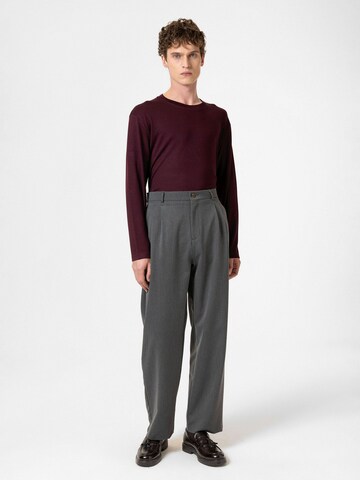 Antioch Regular Pleat-front trousers 'Dakka' in Grey