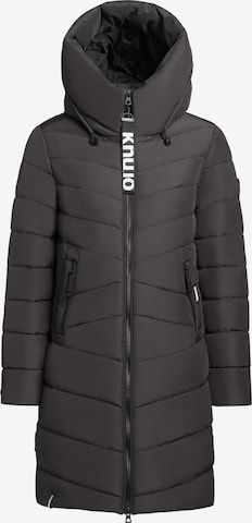 khujo Wintermantel in Schwarz: Vorderseite