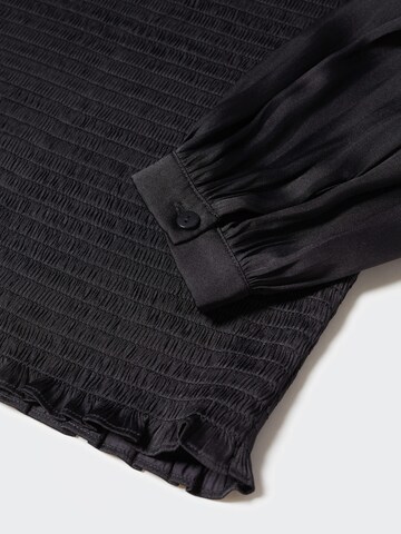 MANGO Bluse in Schwarz