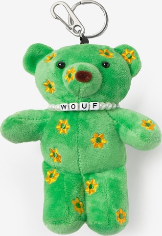 Wouf Schlüsselanhänger in Grün: Vorderseite