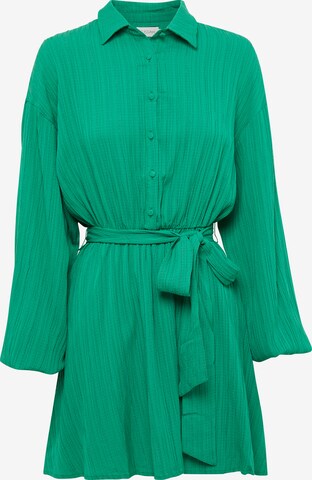 Tussah Blousejurk 'TANA' in Groen: voorkant