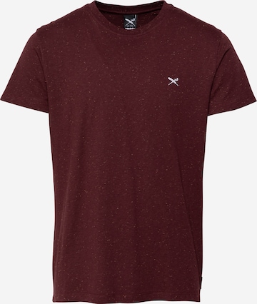T-Shirt 'Retain' Iriedaily en rouge : devant