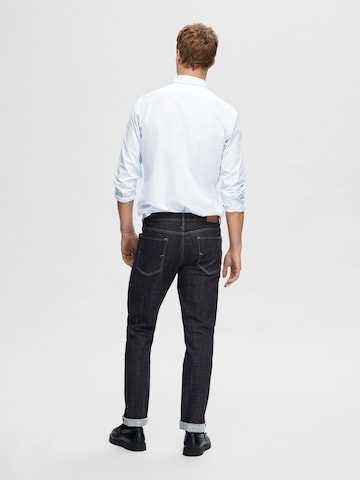 Coupe slim Jean 'LEON' SELECTED HOMME en bleu