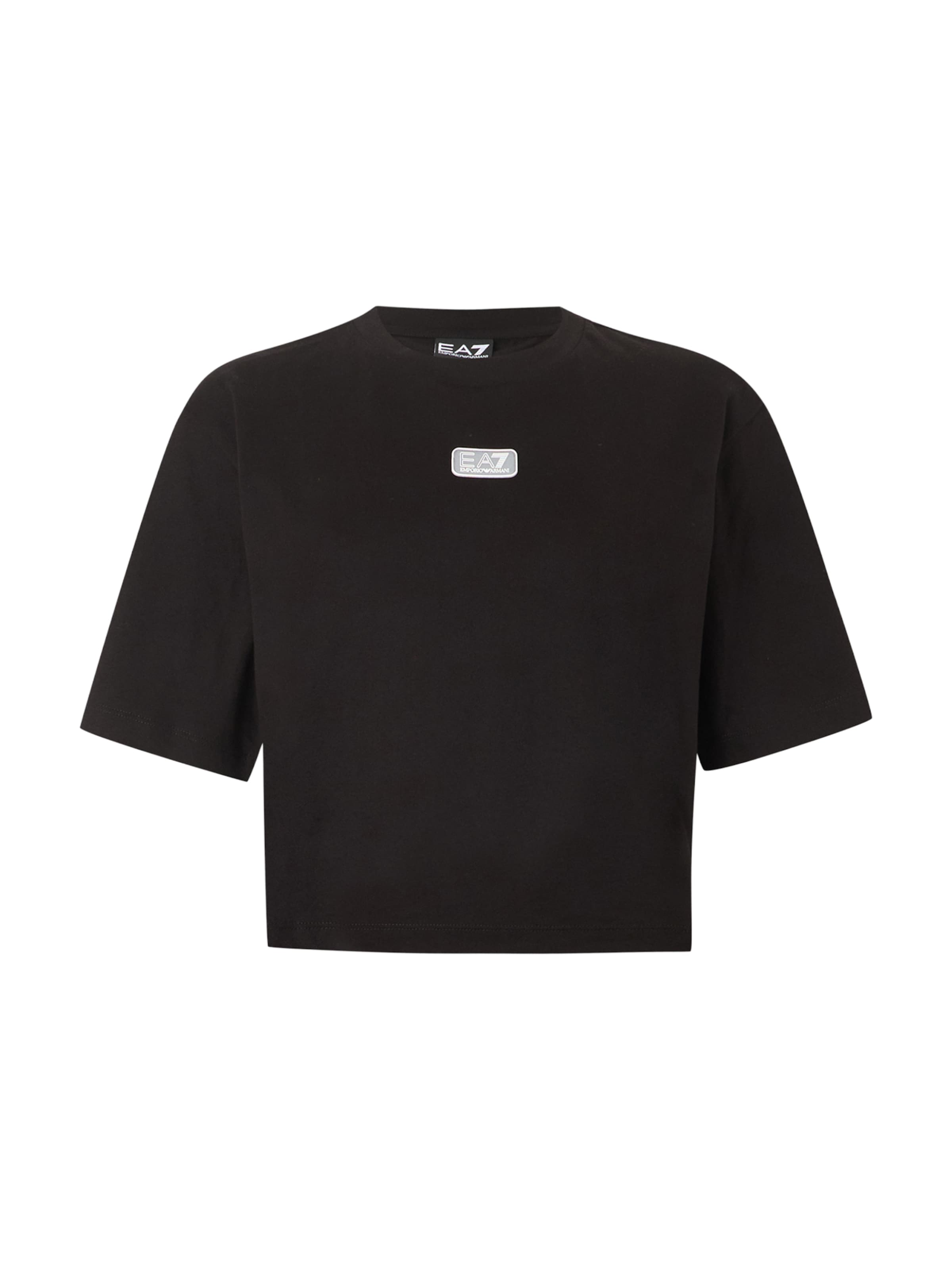 T-shirt EA7 Emporio Armani en noir : devant