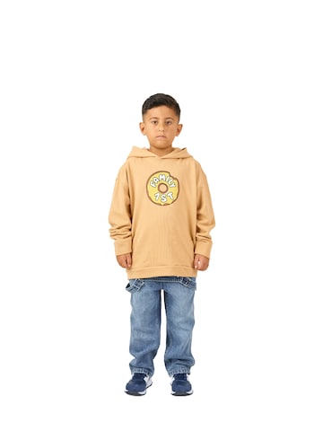 FAMILY 1ST FAMILY 4EVER Sweatshirt 'Inner Circle' in Brown: front