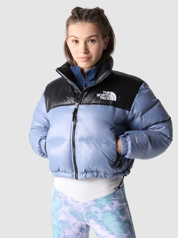 THE NORTH FACE Winterjas 'NUPTSE' in Blauw: voorkant