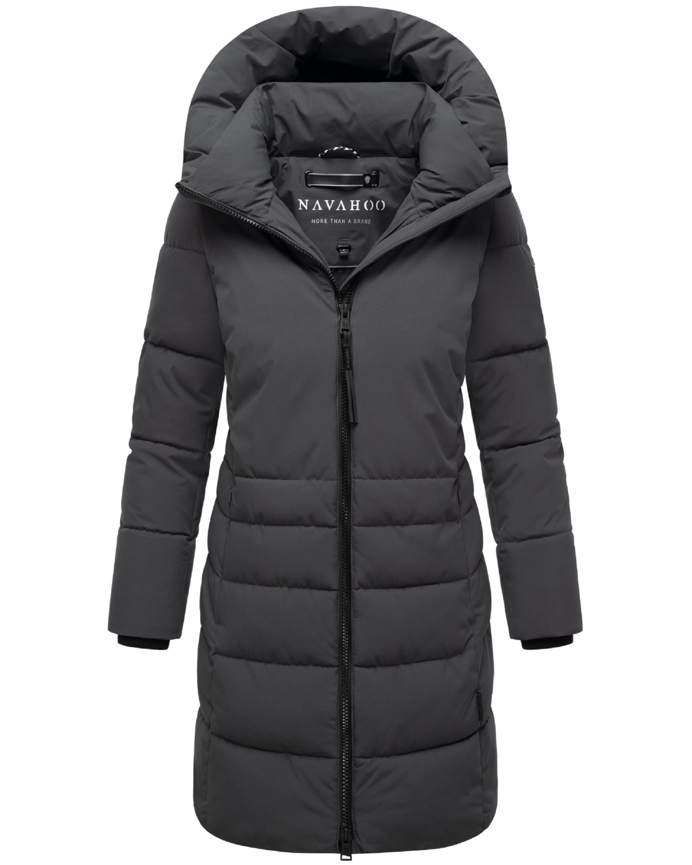 NAVAHOO Mantel 'Mondnebel XIV' in Grau