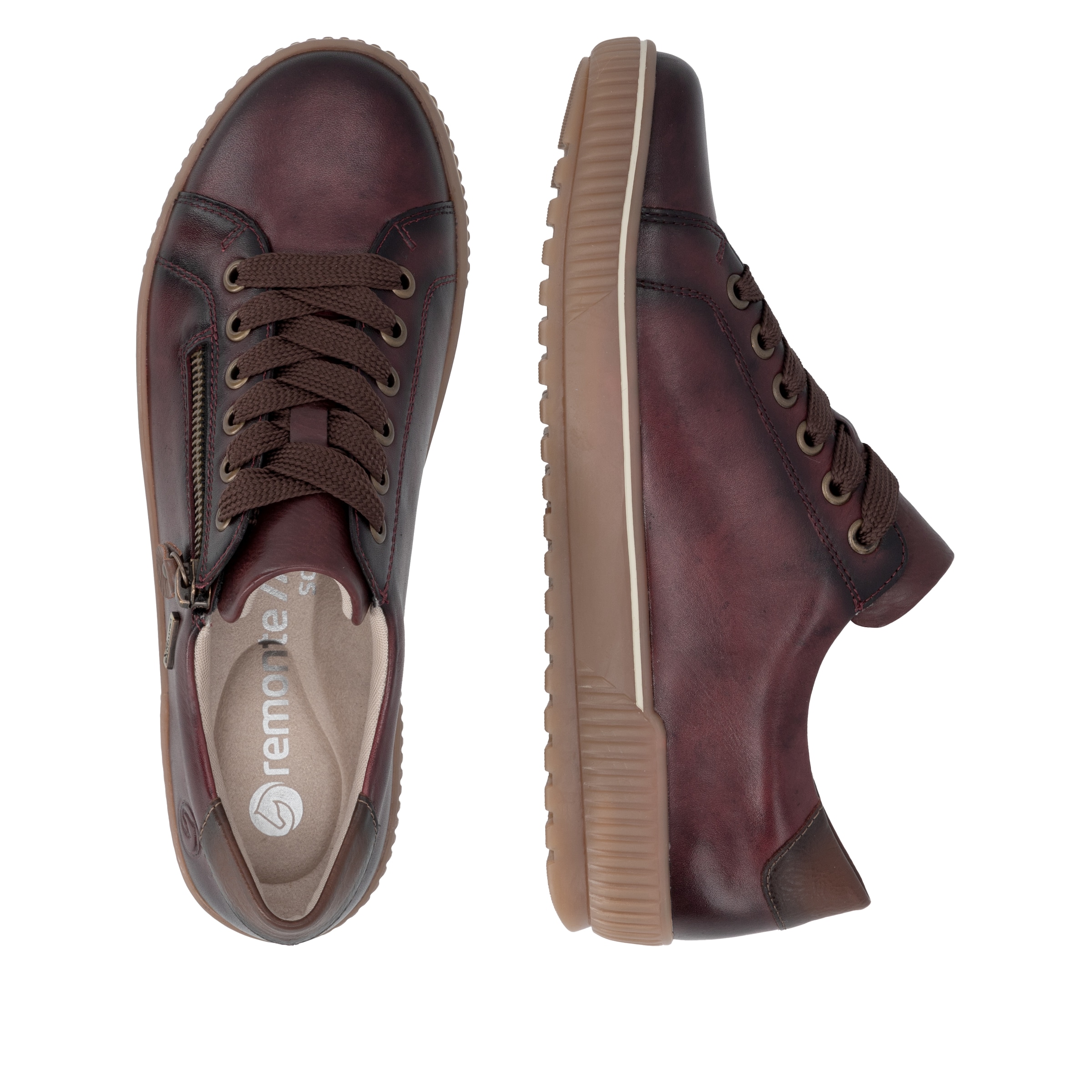 Chaussure à lacets 'D0700' REMONTE en rouge