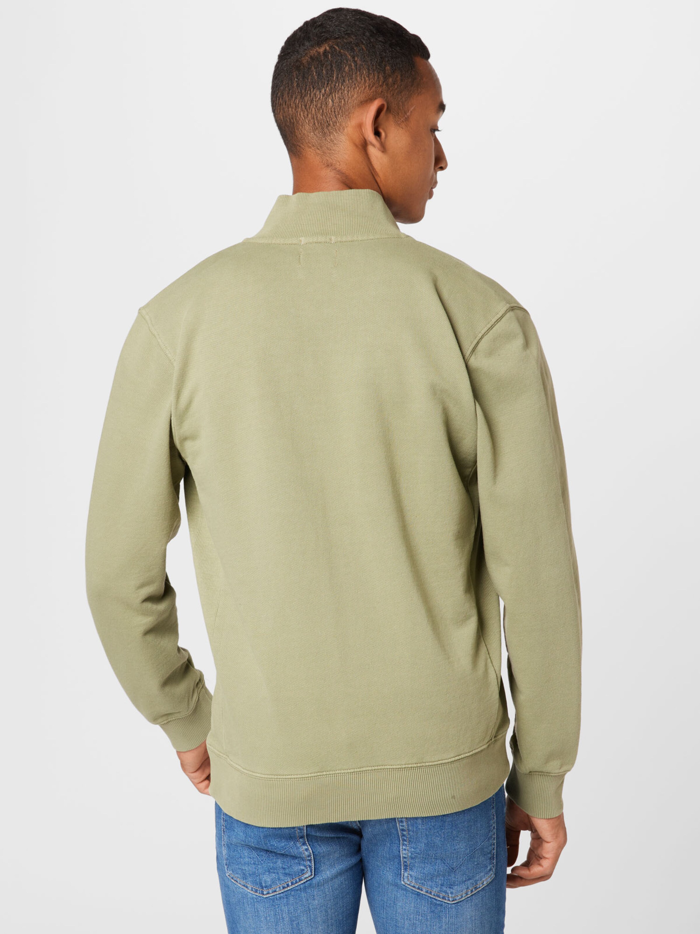 Männer Sweat Pepe Jeans Sweatjacke 'DESTIN' in Khaki - QA96136 Männer Sweat Pepe Jeans Sweatjacke 'DESTIN' in Khaki - QA96136