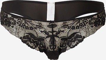 String di Women' Secret in nero: frontale