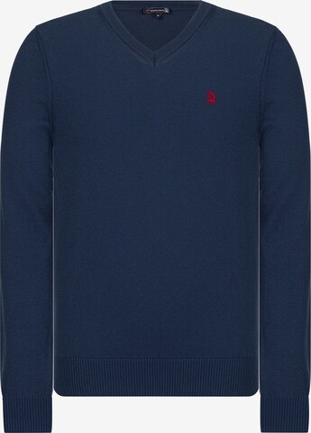 Pullover di Giorgio di Mare in blu: frontale