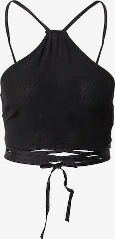 Gina Tricot - Top 'Siri' em preto: frente