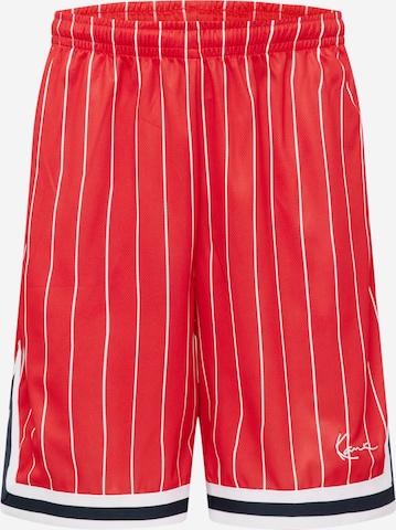 Karl Kani - regular Pantalón en rojo: frente