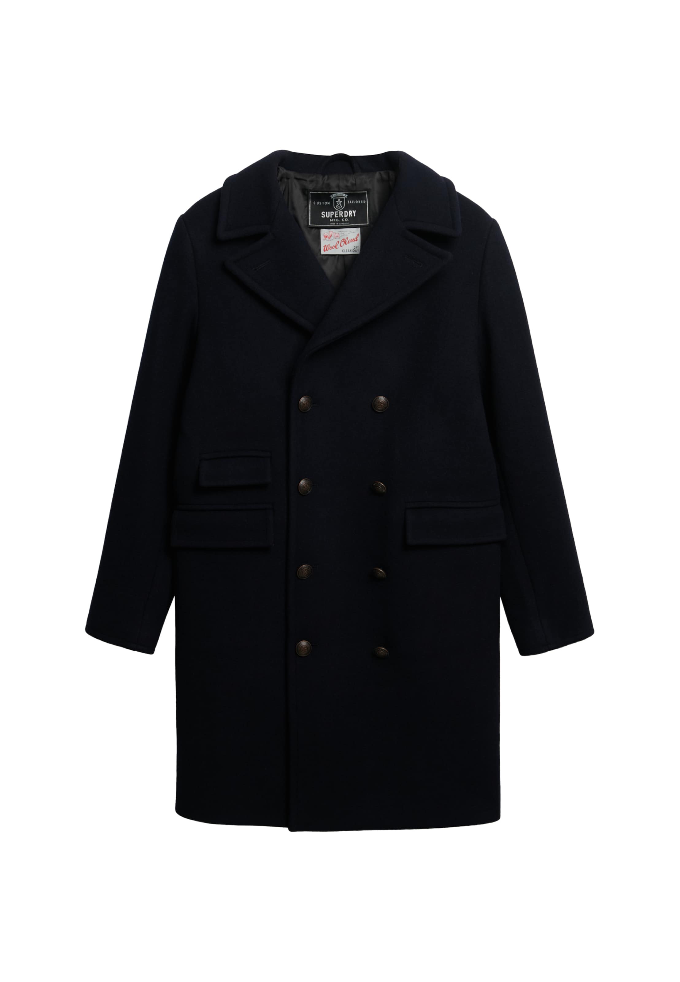 Superdry & Co Mantel 'Merchant Store' in Blau: Vorderseite