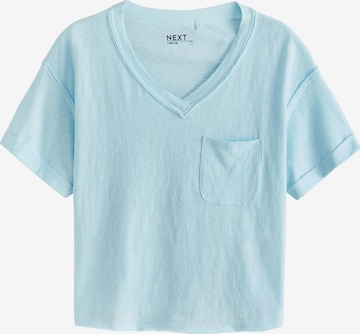 T-shirt Next en bleu : devant