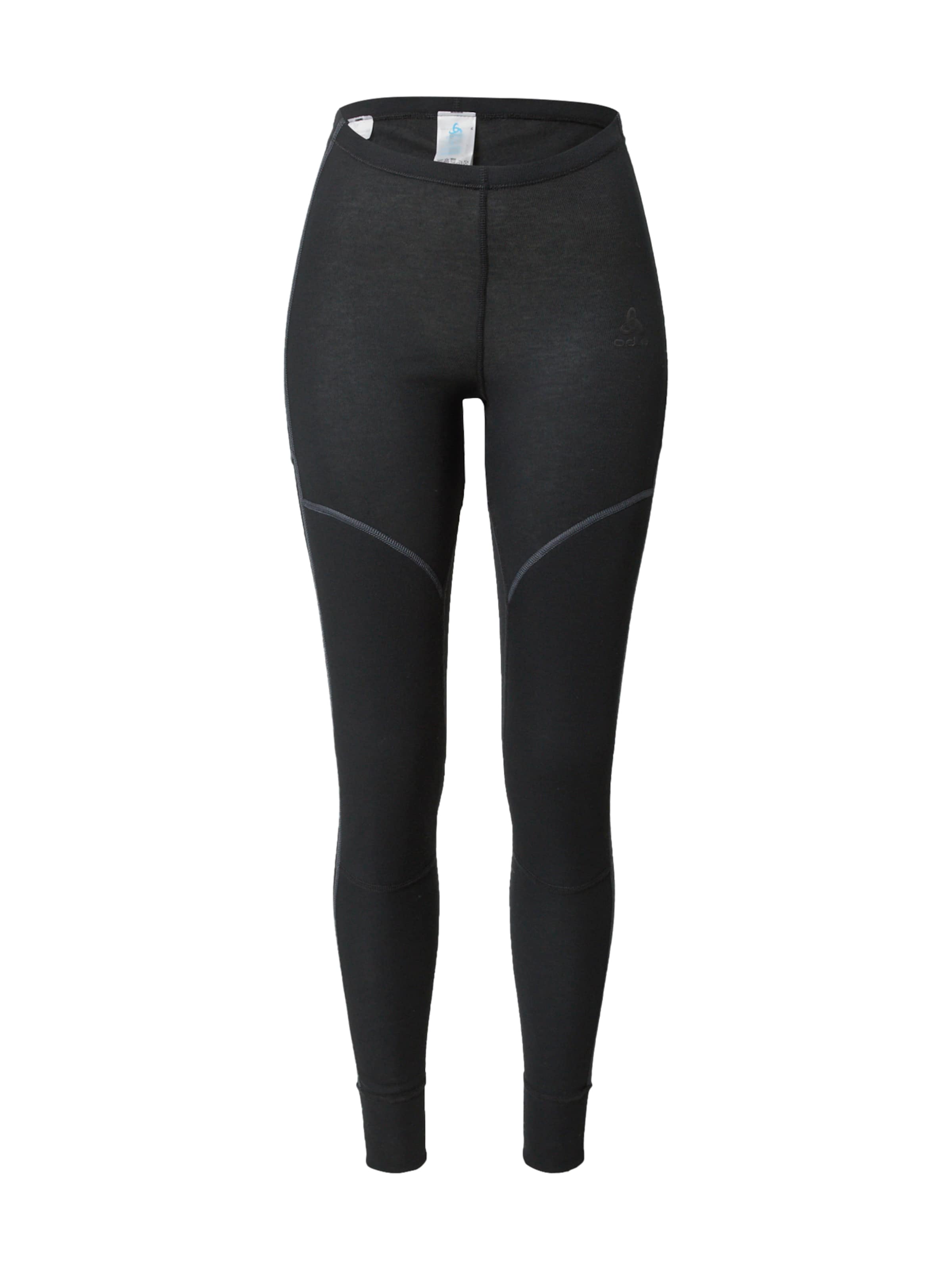 ODLO Skinny Sportunterhose in Schwarz: Vorderseite