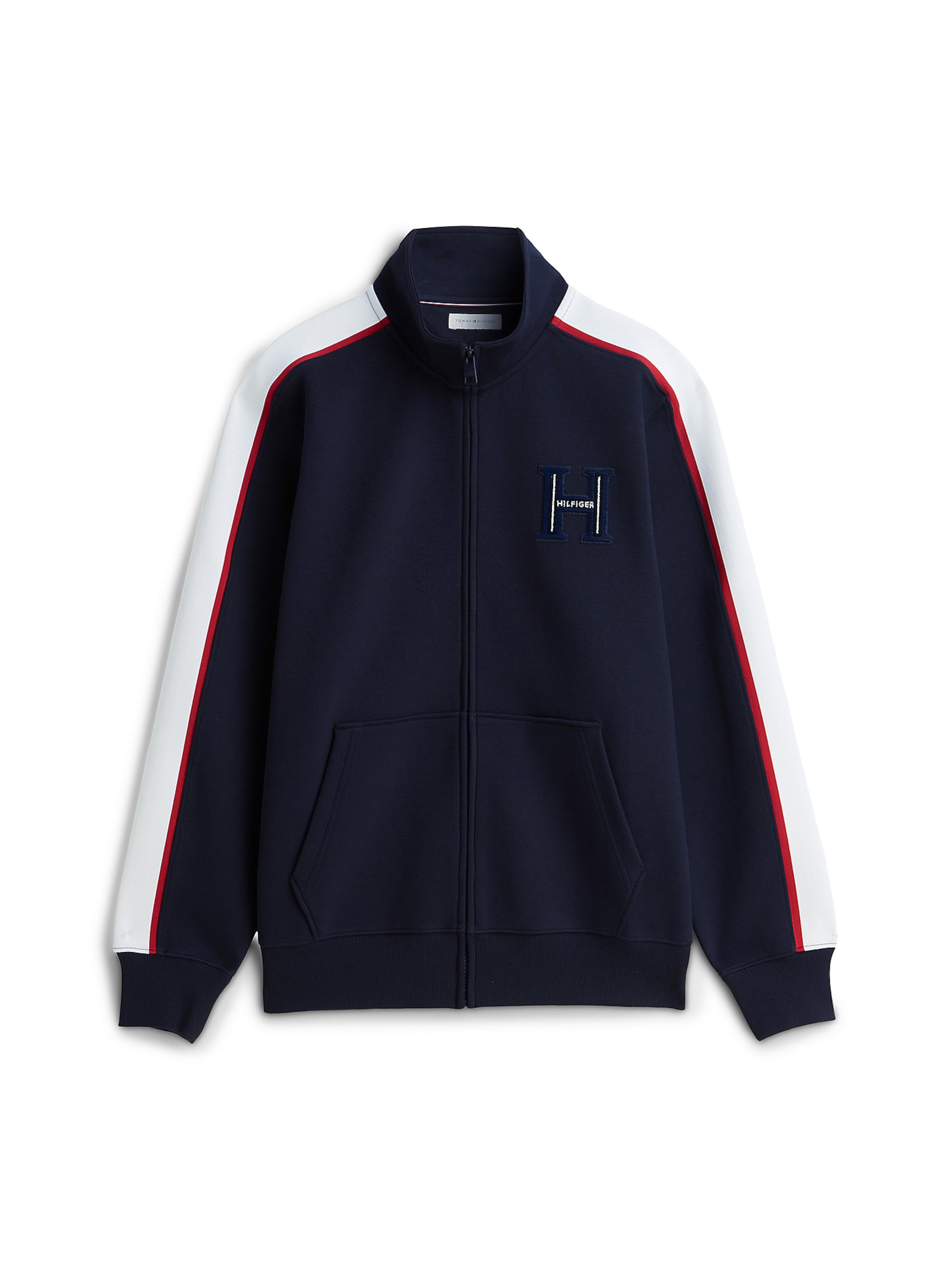 TOMMY HILFIGER Sweatjacke in Blau: Vorderseite
