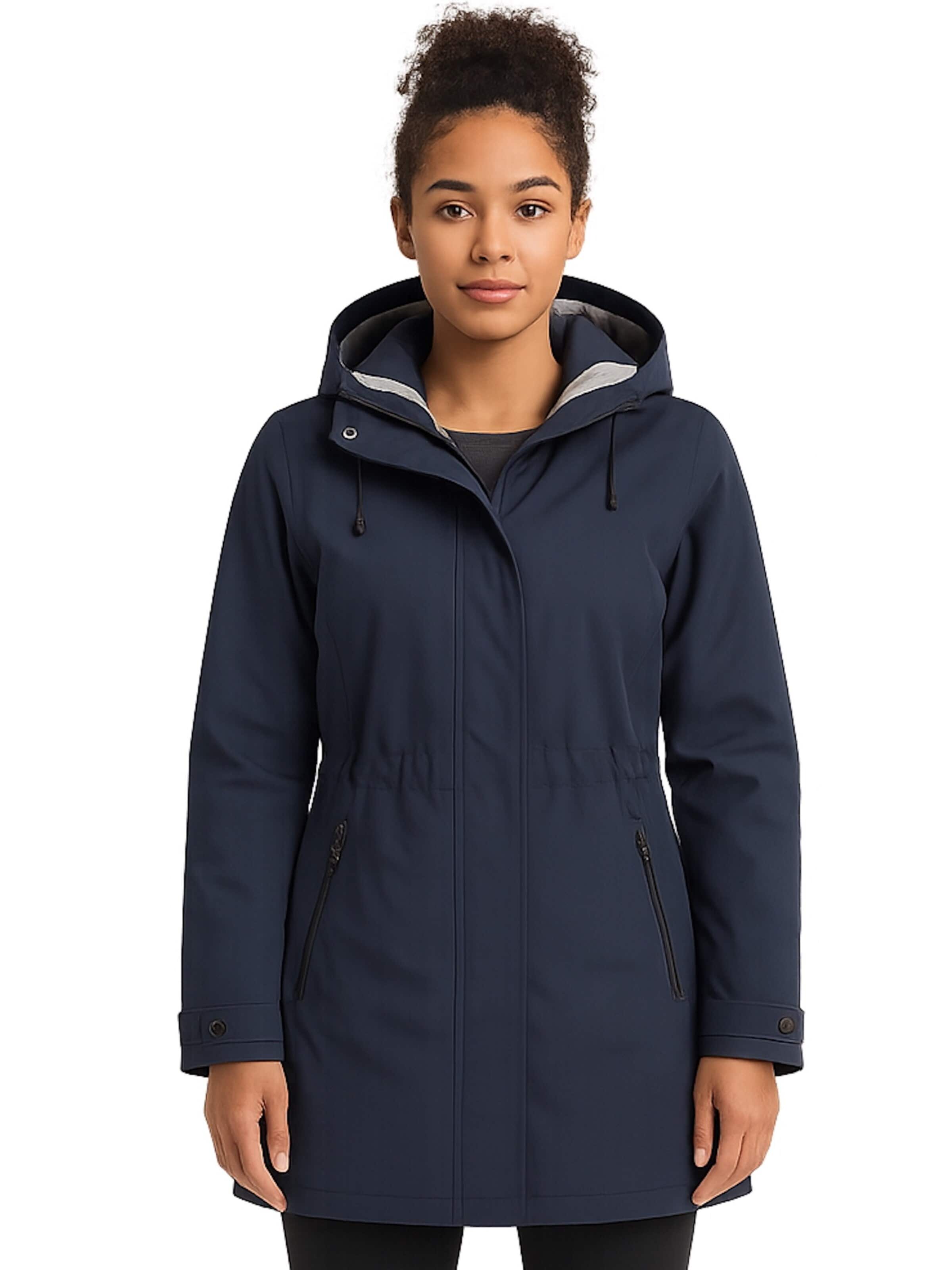 LPO Přechodová parka 'Outdoorparka Insa Damen Winterjacke, Funktionsjacke' – modrá: přední strana