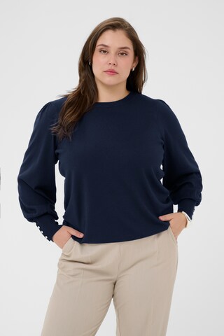 KAFFE CURVE Sweater 'KClizzy' in Blue: front