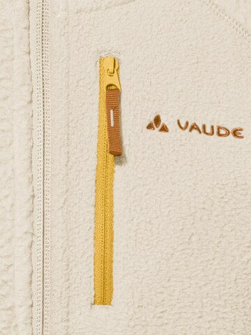 VAUDE Athletic fleece jacket 'Torridon' in Beige