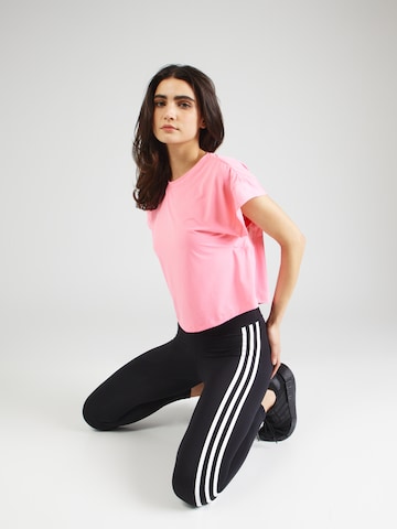 T-shirt fonctionnel 'STUDIO' ADIDAS PERFORMANCE en rose