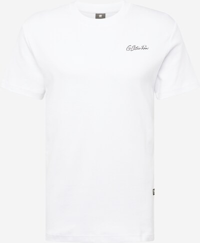 G-Star RAW Camiseta en negro / blanco, Vista del producto