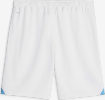 PUMA Regular Workout Pants 'Olympique de Marseille' in White