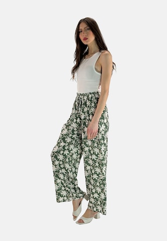 Elara Wide Leg Bukser i grøn
