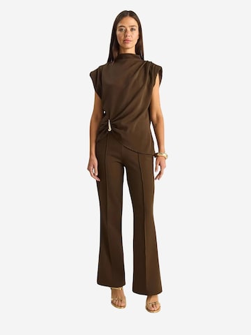 Bianco Lucci Pantsuit in Brown