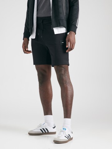regular Pantaloni 'Headlo' di BOSS in nero: frontale