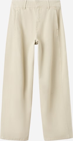 MANGO Wide Leg Farkut 'KIKO' värissä vihreä: etupuoli