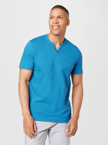 TOM TAILOR Shirt in Blue: front