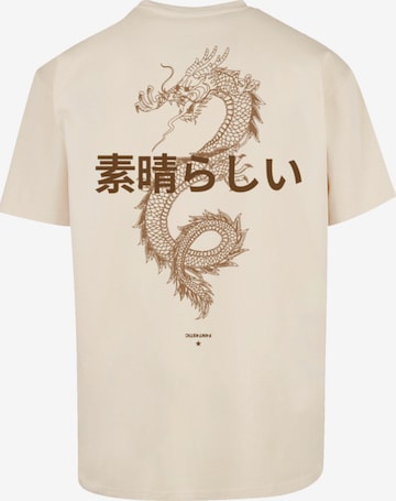 T-Shirt 'Dragon' F4NT4STIC en beige