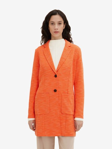 Manteau mi-saison TOM TAILOR en orange : devant