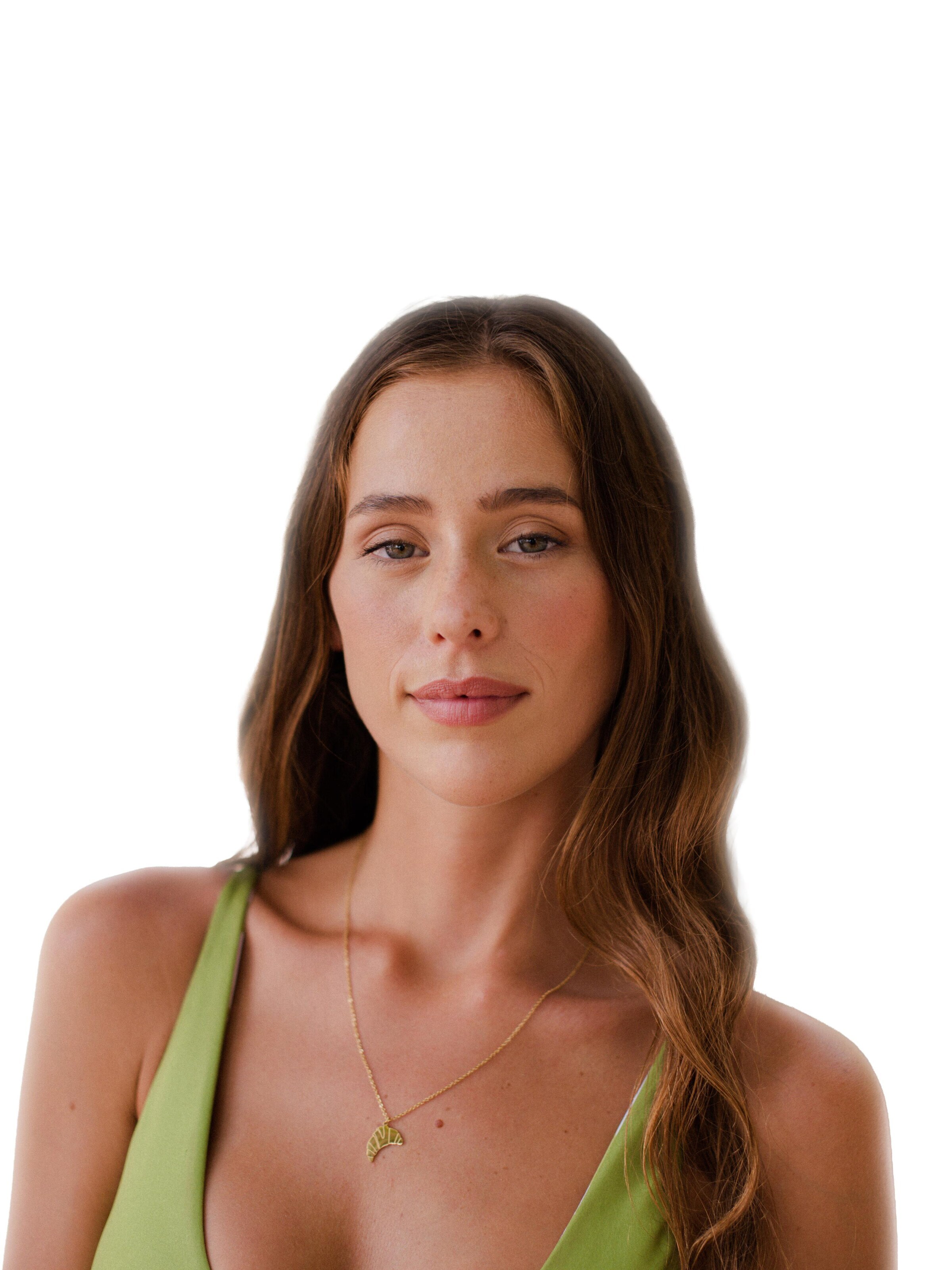 LUUK LIFESTYLE Necklace in Gold: front
