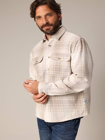 Coupe regular Chemise 'OREBRO' Deeluxe en beige