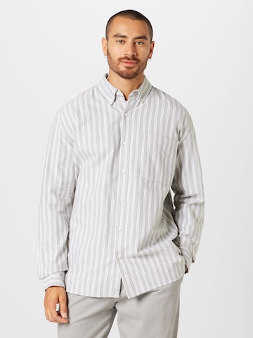 TOPMAN Comfort fit Overhemd in Grijs: voorkant