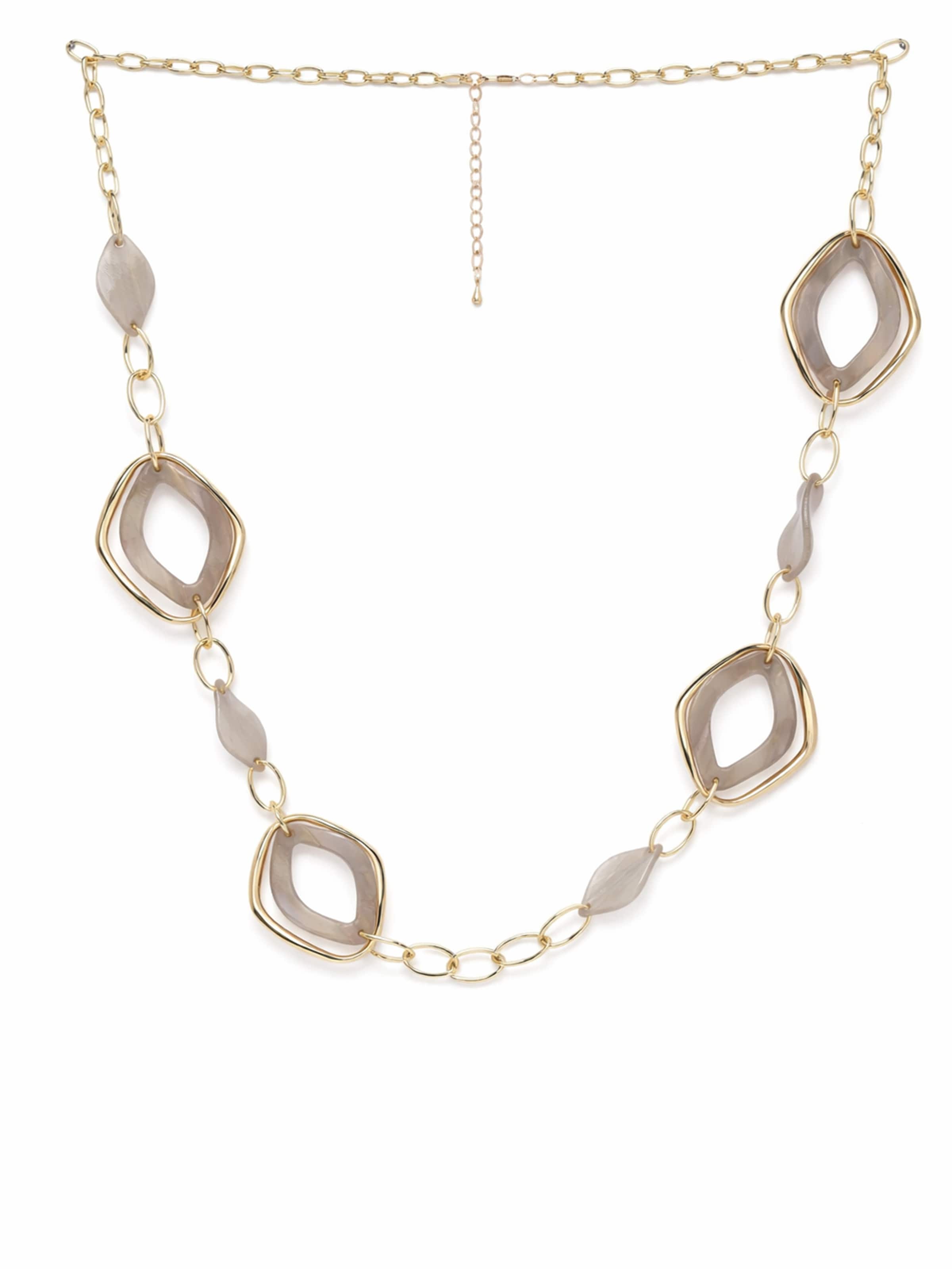 AVANT-GARDE PARIS Kæde 'Norielis' i beige: forside