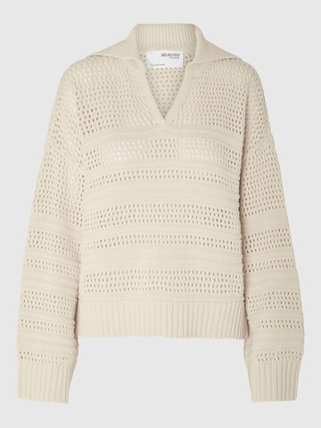 SELECTED FEMME Pullover i beige