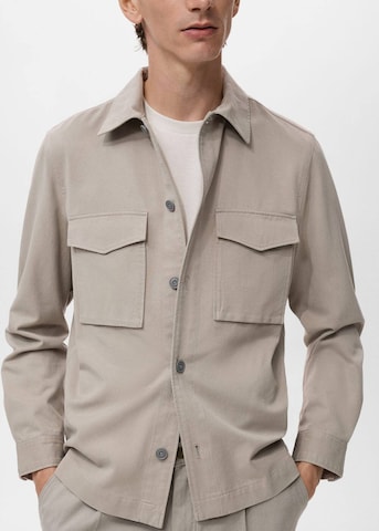 MANGO MAN Between-Season Jacket 'Alicudi3' in Grey