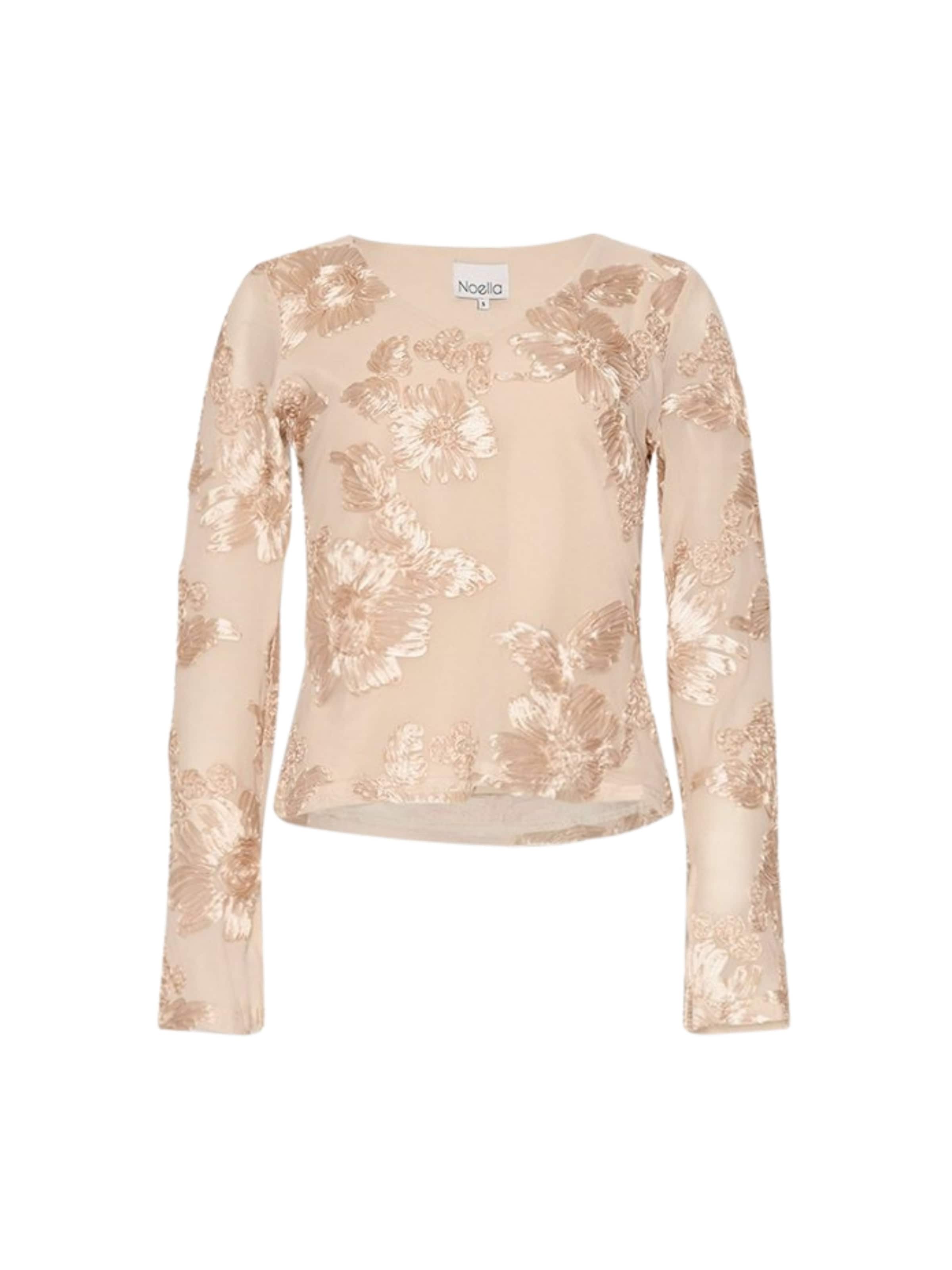 Top ' Lucille ' di Noella in beige: frontale